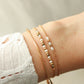 Bracelet 3 Perles Blanches - MIRA